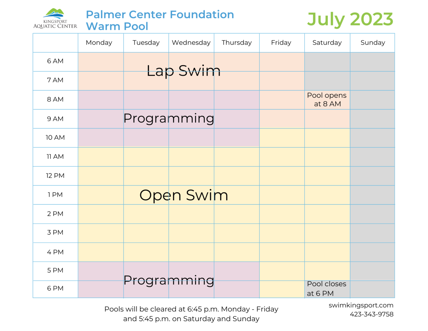 Shoreline Pool Schedule 2025 Dulcia Deloris